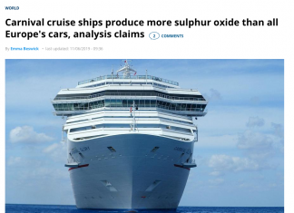 EuroNews cruise ships item