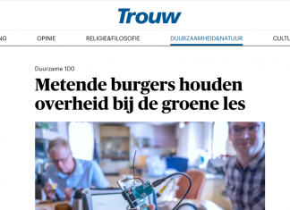 Metende burgers houden overheid bij de groene les