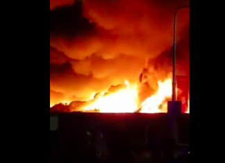 Uitslaande brand in Sint-Maartensdijk