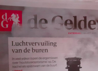 Bewoners in de houtgreep