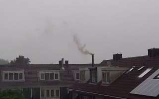 5 sigaretten per dag binnenshuis meeroken door houtrook